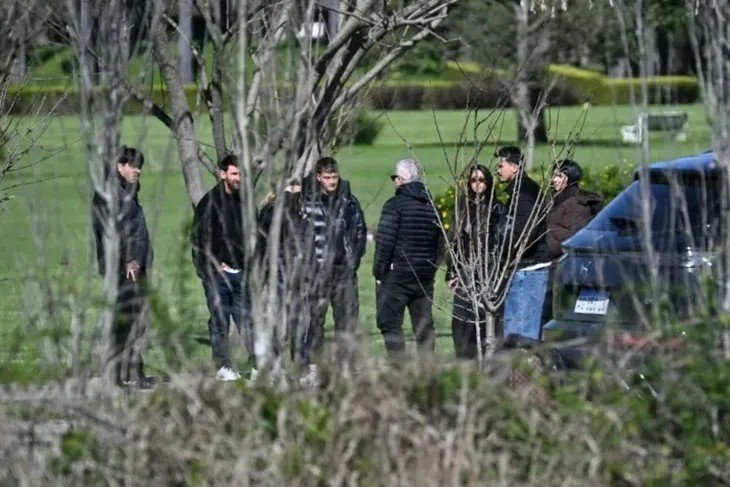 Lionel Messi despidió a Jorge en un íntimo encuentro familiar en Rosario