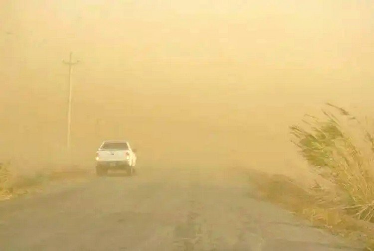 Alertan por fuertes ráfagas en el oeste provincial