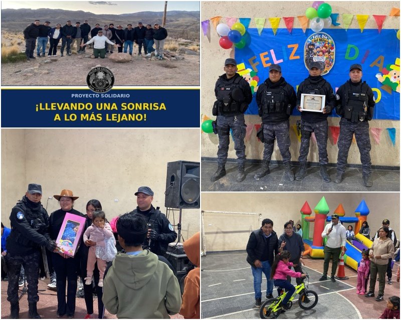 Celebraron el Día del Niño con una acción solidaria en Morterito y Las Cuevas