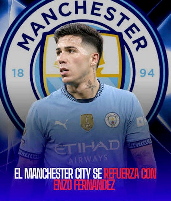 Enzo Fernández es nuevo jugador del Manchester City