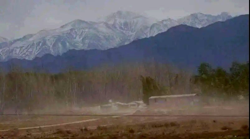 Alerta amarilla en Catamarca: advierten por fuertes vientos, Zonda y nevadas