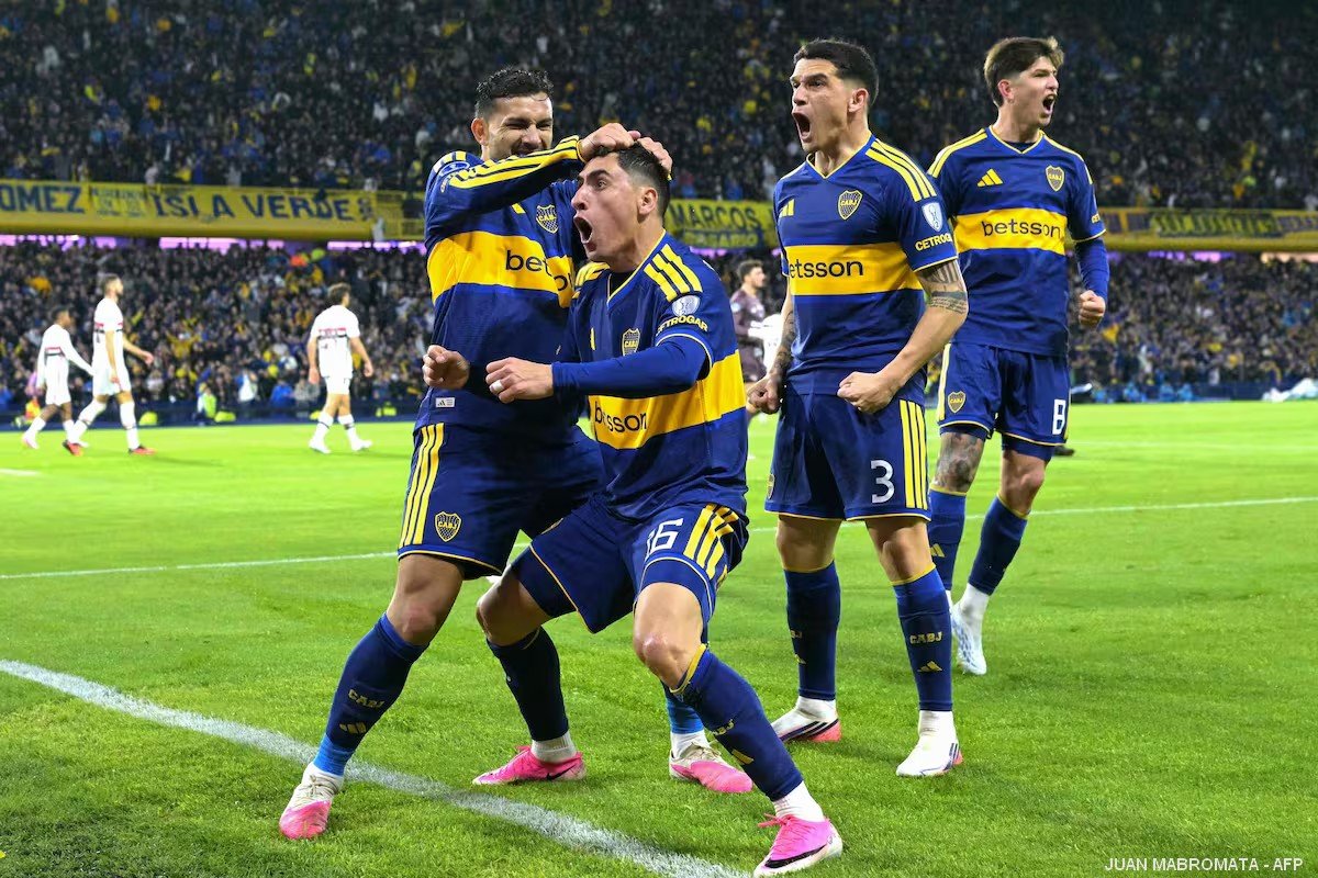 Boca Juniors venció 1-0 al San Pablo por el primer cruce de los cuartos de final de la Copa Sudamericana