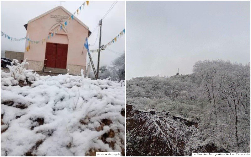 El invierno no se quiere ir y la nieve sigue presente en casi toda Catamarca