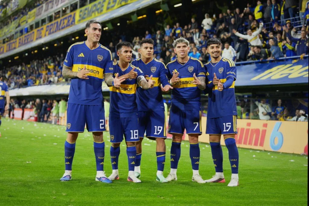 Boca venció 3-0 a Unión y se mantiene en la pelea