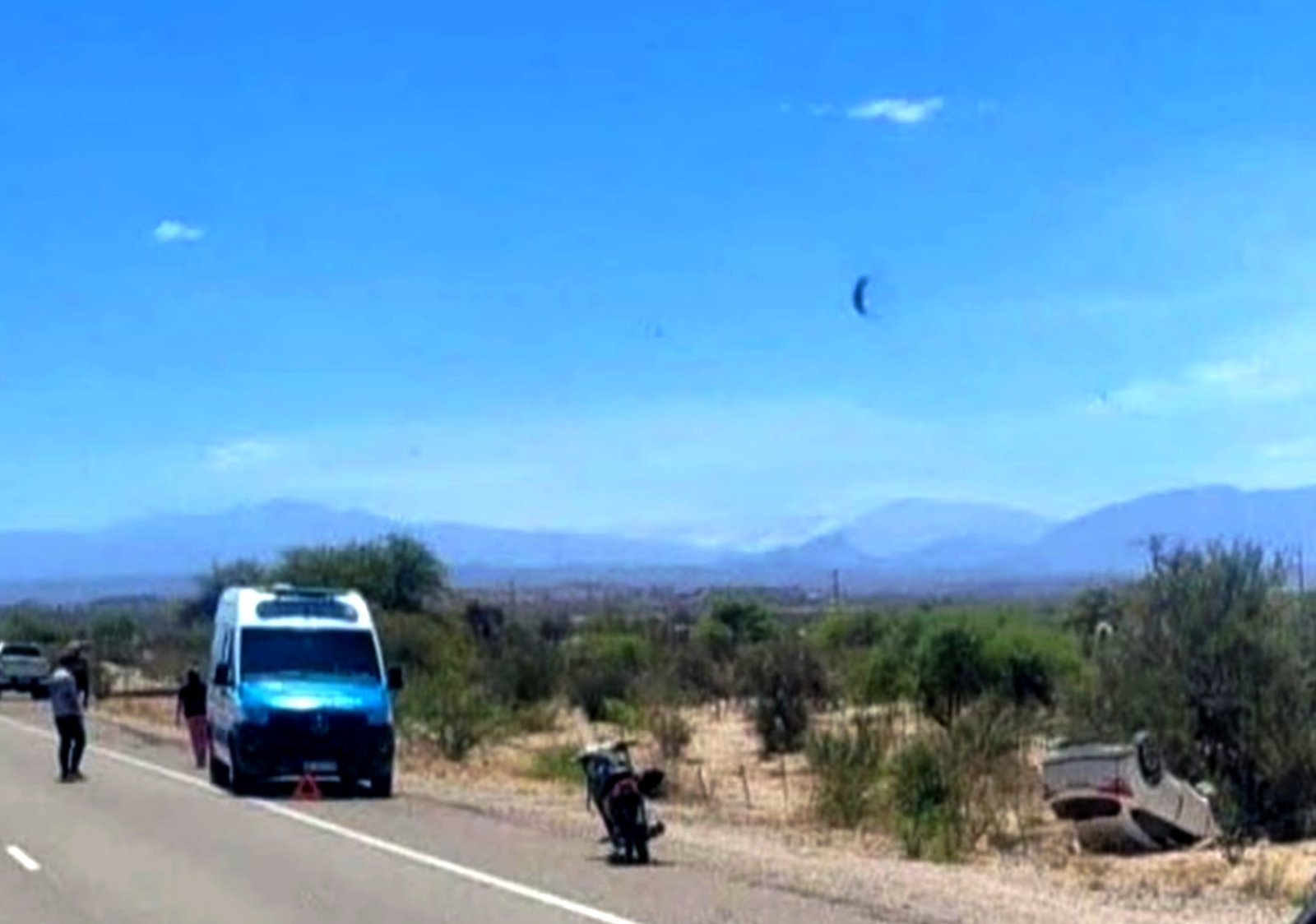 Belén: Dos personas fallecieron tras un trágico vuelco sobre la Ruta Nacional 40