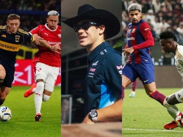 Boca-Independiente, Colapinto y Barcelona-Real Madrid: el domingo explota todo a las 17