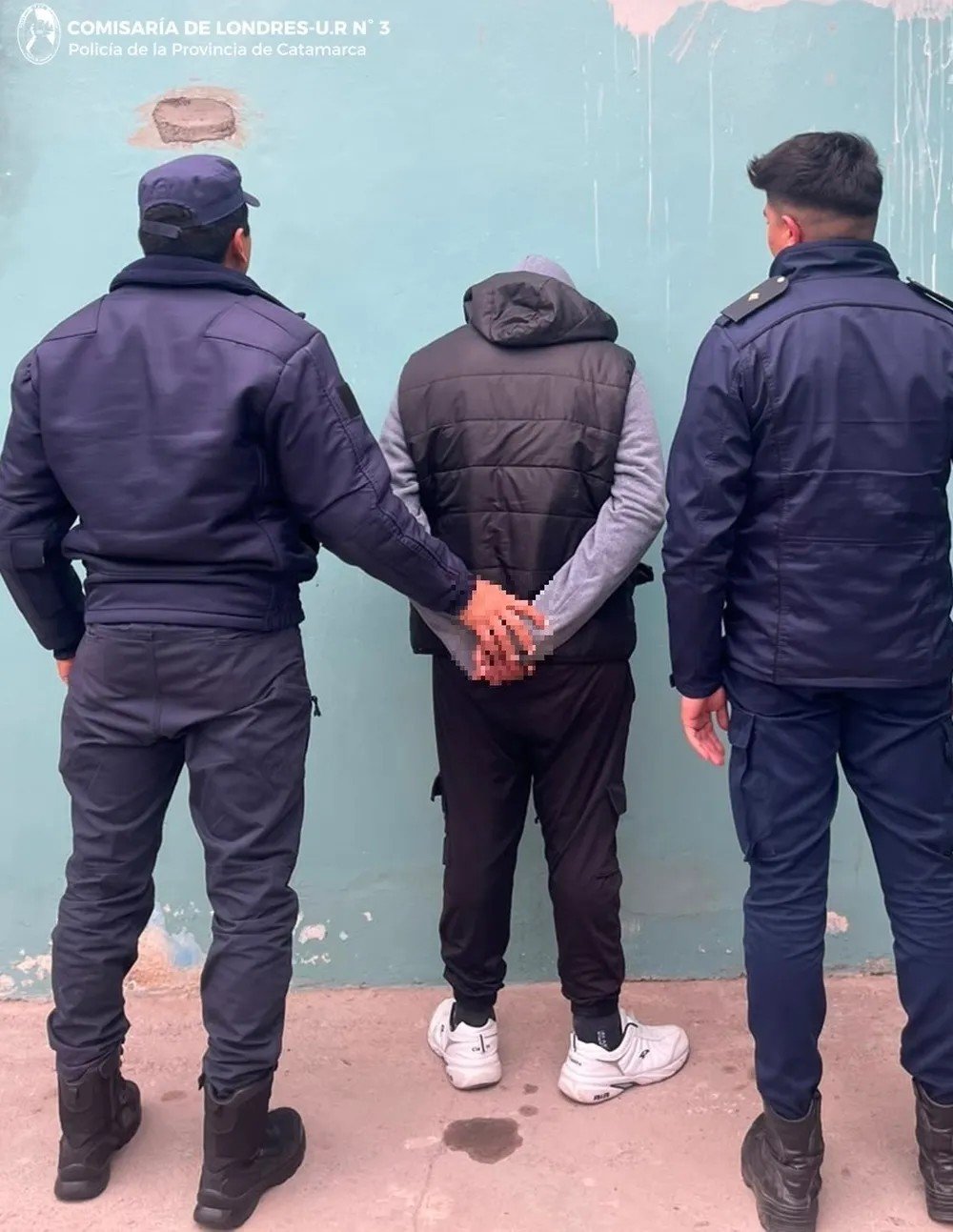 Detenido en un control vial en Londres fue trasladado a la provincia de La Rioja