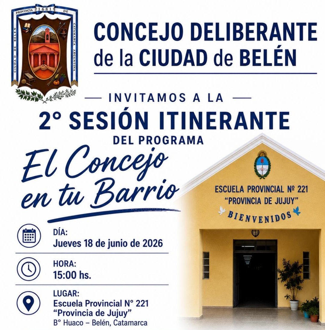 "el concejo en tu barrio" llega a la escuela n° 221 en el barrio huaco