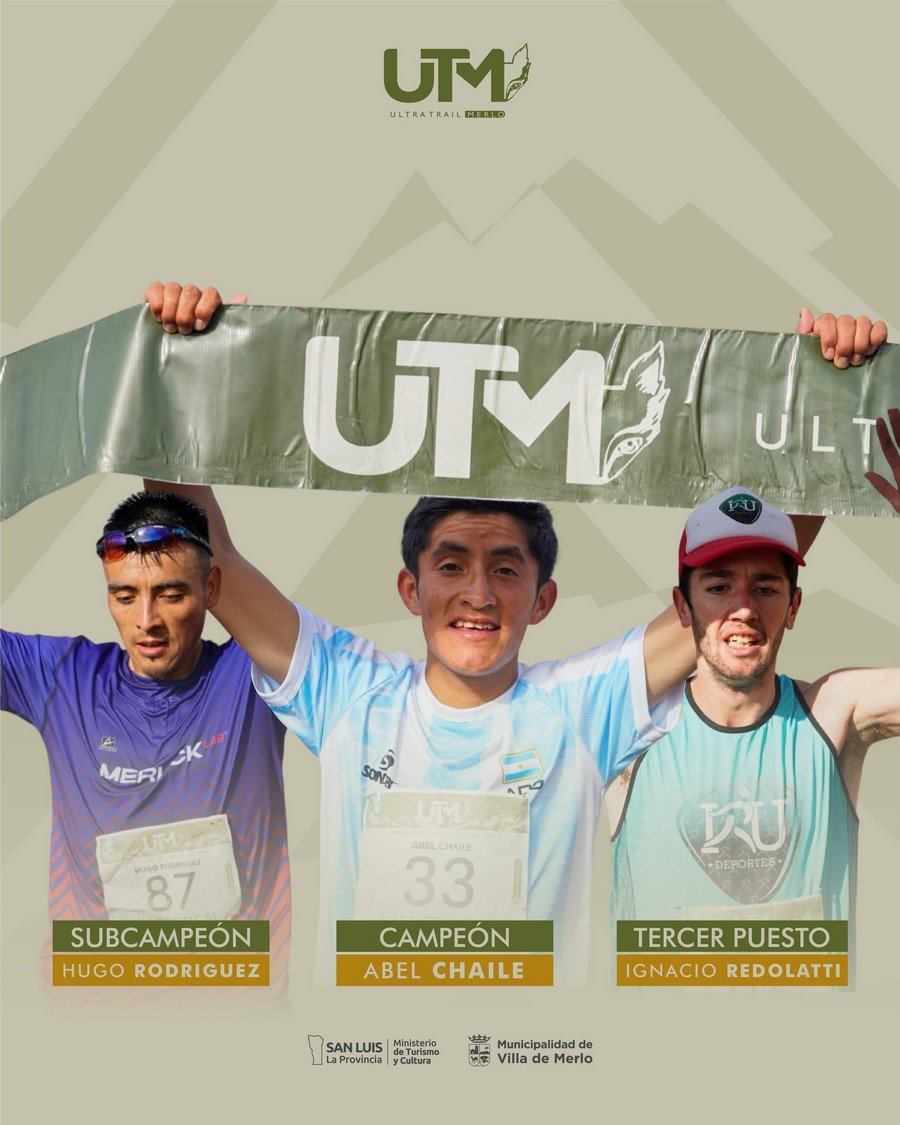 El belicho rené chaile se consagró campeón en la ultra trail merlo 2026