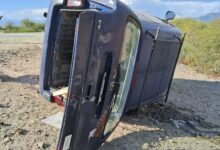 Photo of Vuelco en Pomán: un utilitario terminó volcado a la altura de Colpes