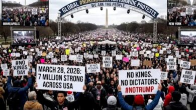 Photo of Multitudinarias protestas contra Donald Trump: millones salieron a la calle en los 50 estados bajo el lema «No Kings»