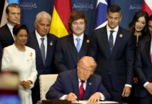 Photo of Javier Milei ratifica su alineamiento con Donald Trump en el anuncio del Escudo de las Américas
