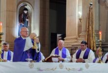 Photo of En la Catedral Basílica y Santuario de la Virgen del Valle Mons. Urbanč celebró la acción gracias por los 19 años de su ordenación episcopal