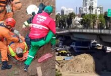 Photo of Derrumbe en una excavación en el Barrio River: dos obreros quedaron atrapados