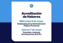 Photo of Acreditación de haberes para la Administración Pública y docentes