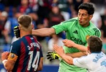 Photo of Una piña de Esteban Andrada desató una batalla campal en el derbi aragonés