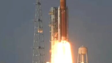 Photo of Así fue el despegue de la nave que se dirige a la Luna en el marco de la misión Artemis II