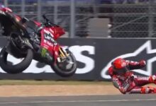 Photo of El impresionante accidente que sufrió Marc Márquez en la Sprint del MotoGP