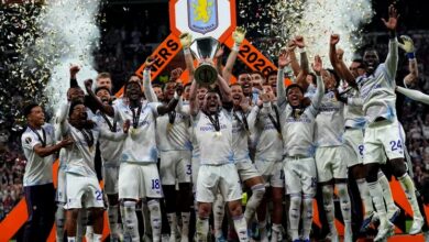Photo of El Aston Villa del Dibu Martínez y Buendía salió campeón de la UEFA Europa League