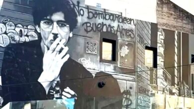Photo of Inauguraron un gigantesco mural de Charly García en Corrientes y Callao