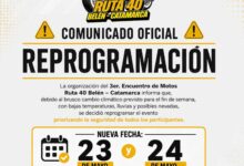 Photo of 3er. Encuentro de Motos Ruta 40 se reprograma para el 23 y 24 de mayo