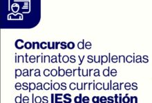 Photo of Educación y Trabajo reprograma plazos del Concurso de Interinatos y Suplencias para IES de gestión estatal
