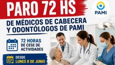 Photo of Médicos y odontólogos de PAMI inician un paro nacional de 72 horas