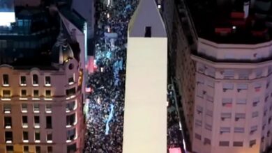 Photo of Así fueron los festejos de Argentina en el Obelisco tras la clasificación a semifinales