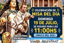 Photo of Cambio de horario en la Parroquia de Belén: habrá una única misa el domingo por la final del Mundial